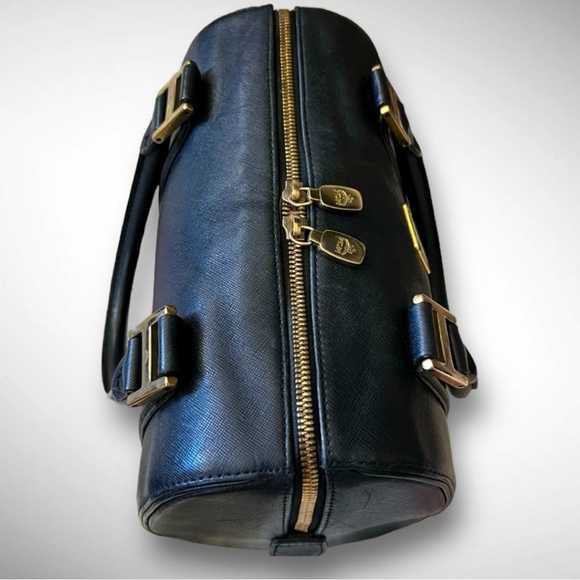 MCM 🪢 VTG, Medium Black Boston Bag - Picture 9 of 11